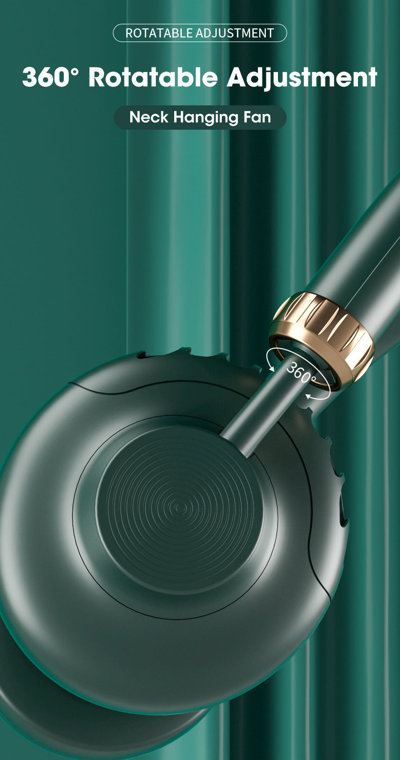 BreezeBox Bladeless Neck Fan — Stay Cool Hands-Free